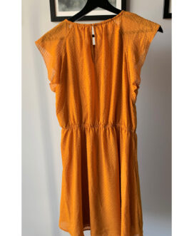 Pomarańczowa zwiewna sukienka