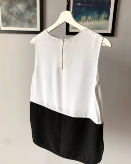 Biało czarna bluzka – Zara