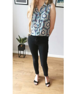 Zwiewna bluzka bez rękawów – Glamorous