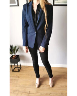 Granatowy żakiet – H&M
