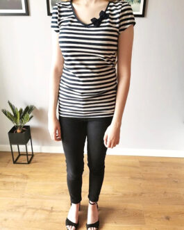 T-shirt w paski kokarda – NEXT